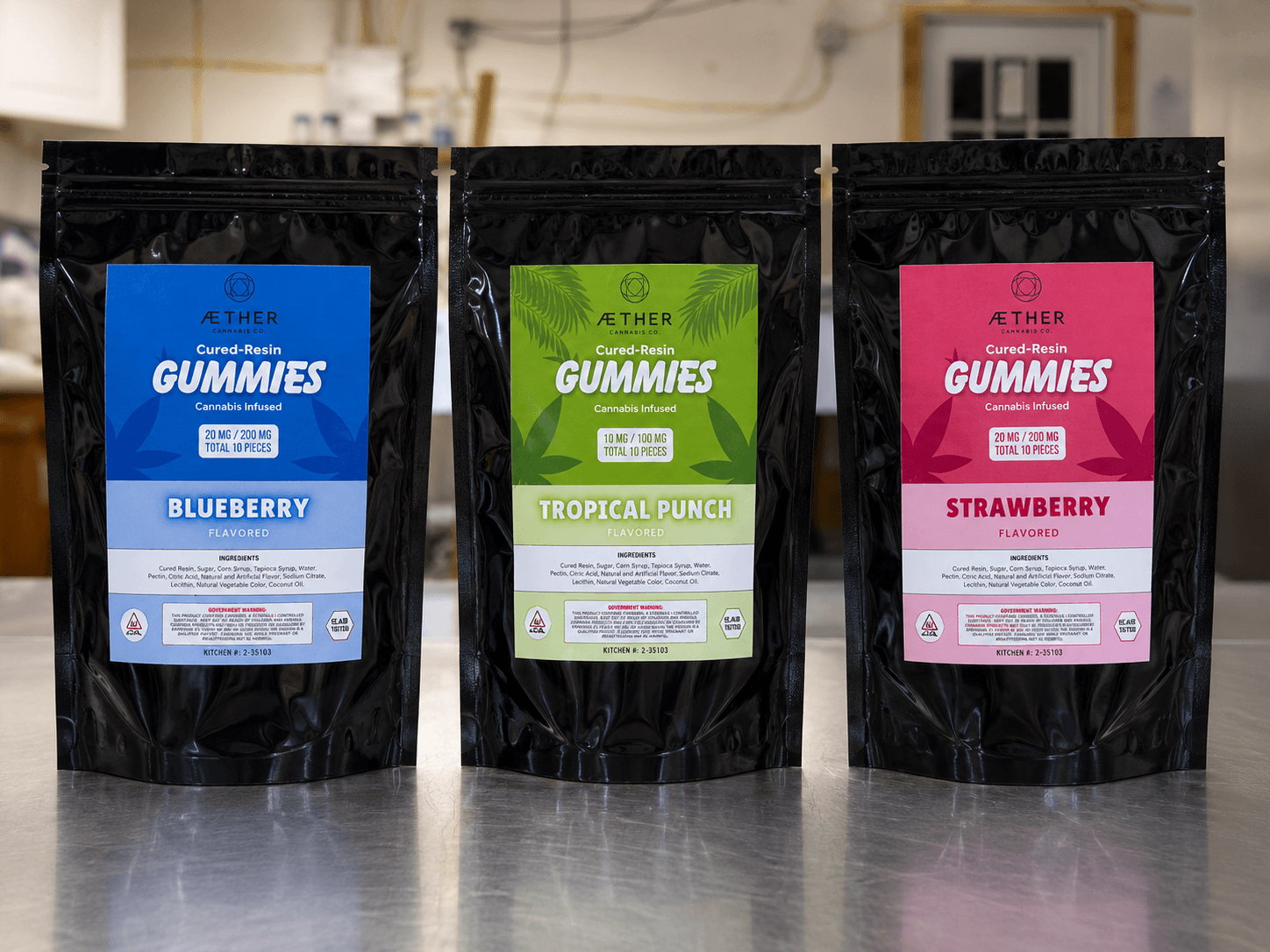 Cured-Resin Gummies